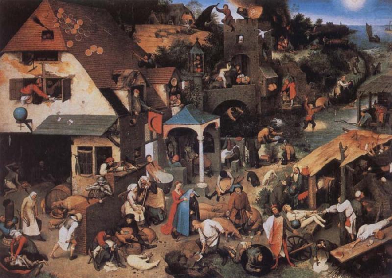 Netherlandish Proverbs, BRUEGHEL, Pieter the Younger